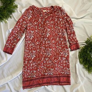 Loft floral lightweight dress M